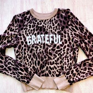 Spiritual Gangster Grateful Cheetah Knit Sweater